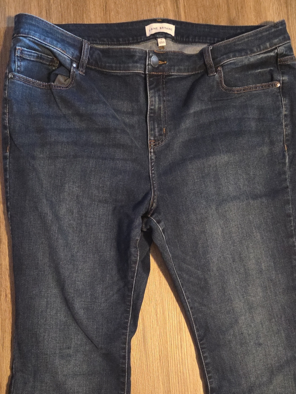 Lane Bryant Dark Blue Bootcut Stretch Jeans